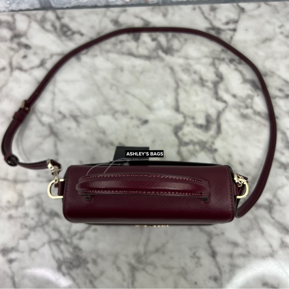 Kate Spade Staci Square Crossbody Handbag In Deep Berry - Picture 5 of 14